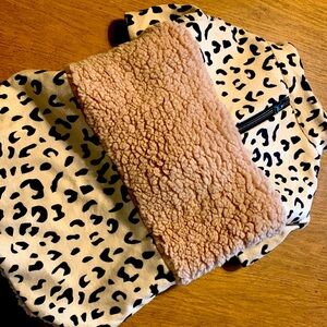 Fuzzy small dog coat